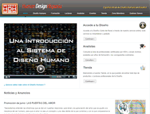 Tablet Screenshot of humandesignhispania.com